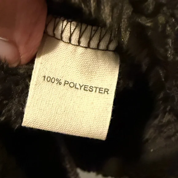 Cozy Brown Sherpa Tweed Jacket NEW S/M - Picture 9 of 9